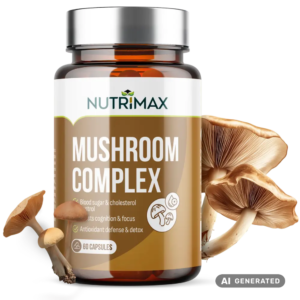 MUSHROOM COMPLEX - Комплекс от лечебни гъби и витамини за имунитет, енергия и баланс